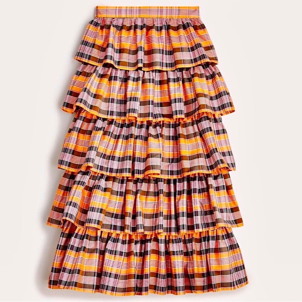 NWT Real Silk Limited Editions Ruffles Skirt - Picture 2 of 16